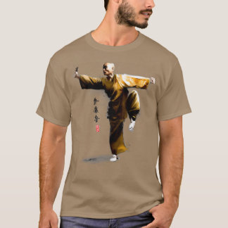 Shaolin Kung fu white Gift för manar barn T Shirt