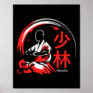 Shaolin Martial Arts Kung fu Poster