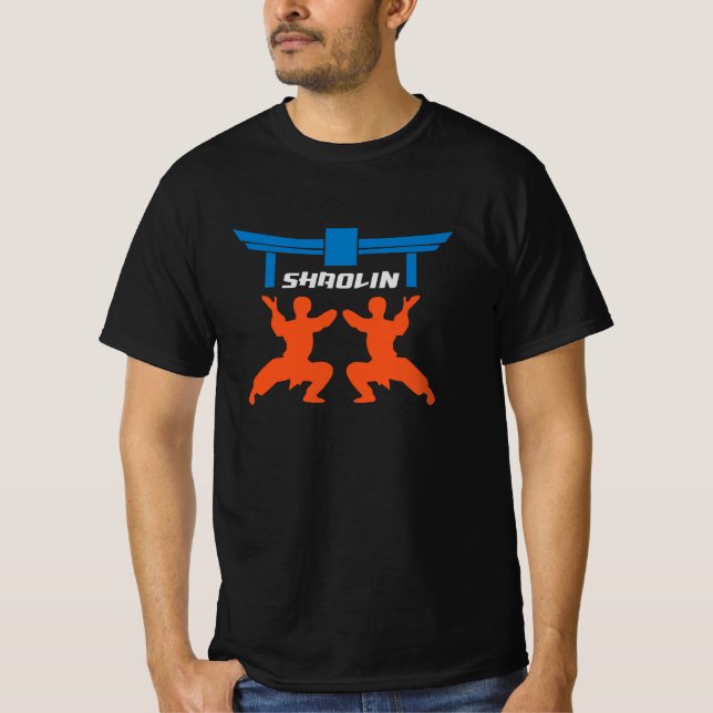 Shaolin Temple Martial Arts T Shirt (Framsida)