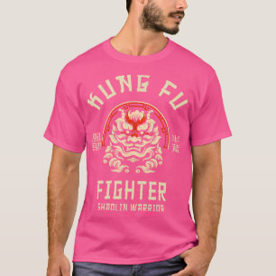 Shaolin Warrior Kung fu Fighter T Shirt