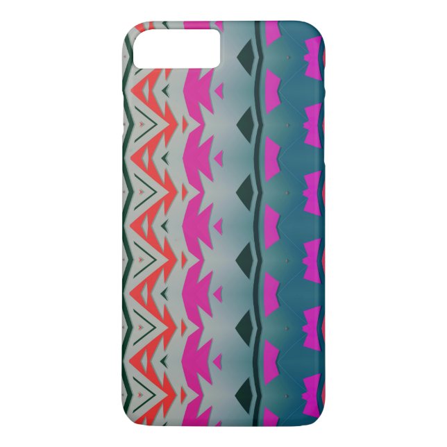 Shapar och vågarabstraktdesign Case-Mate iPhone skal (Baksida)