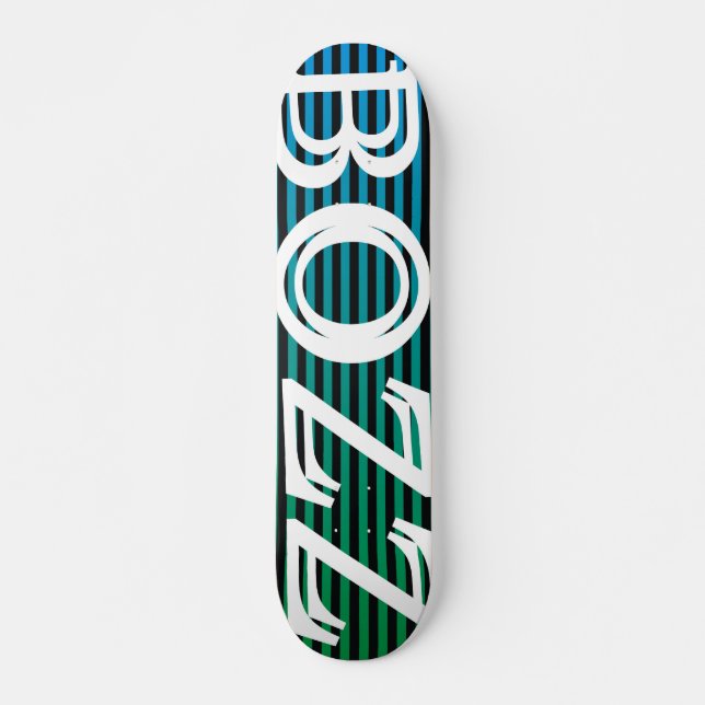 Shape BOZZco. Model: classic1 (ref.18) Skateboard Bräda 19,5 Cm (Framsida)