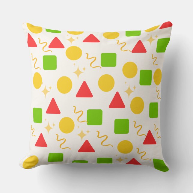 Shape Explorer Kids Pillow Kudde (Framsida)