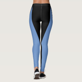 Shape & Kurvor 2 Färg Black & Blue Leggings