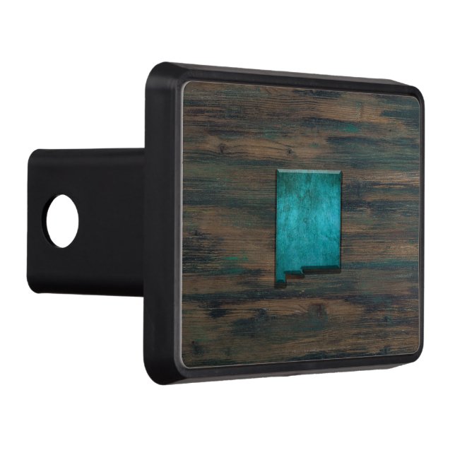 Shape Teal för new mexico-stat Dragkroksskydd (Höger)