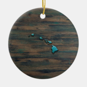 Shape Teal Julgransprydnad Keramik