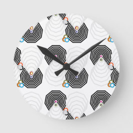 Shapes and Colors Bath Towel Set Rund Klocka