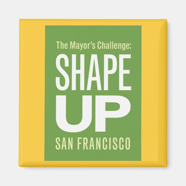 ShapeUpLogo Magnet (Framsidan)