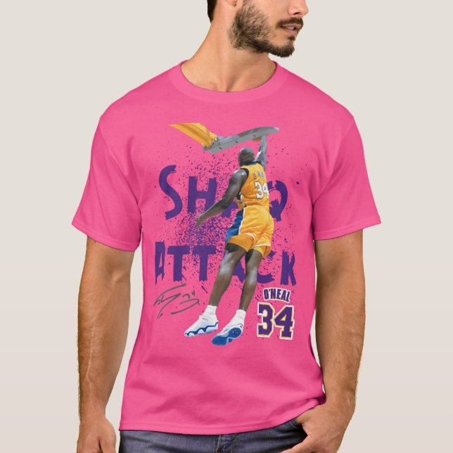 Shaq Attack T Shirt (Framsida)