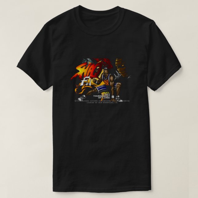 Shaq Fu (Genesis) Rubrik Skärm Essential T Shirt (Design framsida)