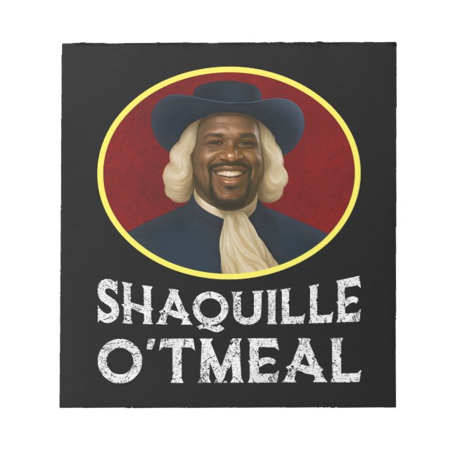 Shaquille Oatfood Funny Meme Anteckningsblock (Framsida)