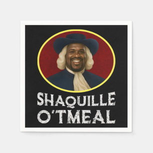 Shaquille Oatfood Funny Meme Pappersservett