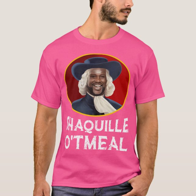 Shaquille Oatfood Shirt Funny Shaquille O'Tmeat T (Framsida)