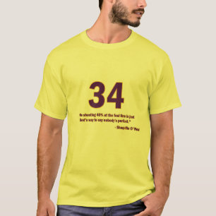 Shaquille O'neal citationsteckenT-tröja Tee Shirt