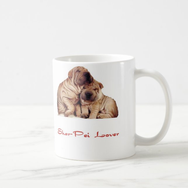 Shar-Pei älskaremugg Kaffemugg (Höger)