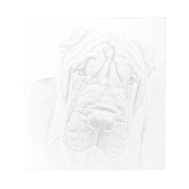 SHAR-PEI-Anteckningsblocket Anteckningsblock (Framsida)