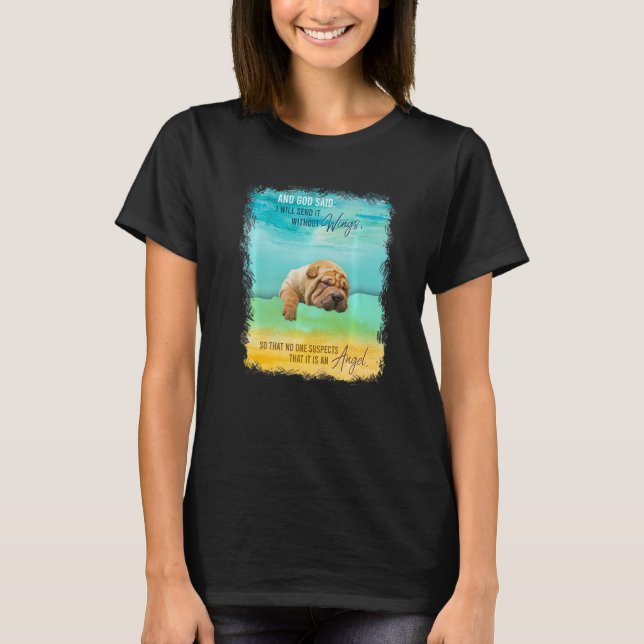 Shar Pei Birthday För barn Tonåring Vuxen Kärlek H T Shirt (Framsida)