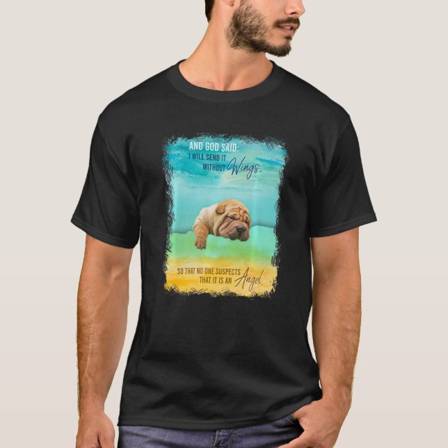 Shar Pei Birthday För barn Tonåring Vuxen Kärlek H T Shirt (Framsida)