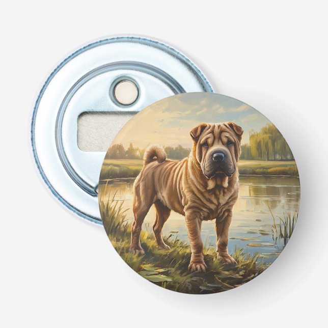 Shar Pei Flasköppnare (Framsidan)