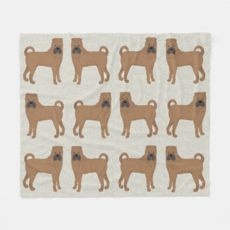 Shar-Pei Fleece Blanket
