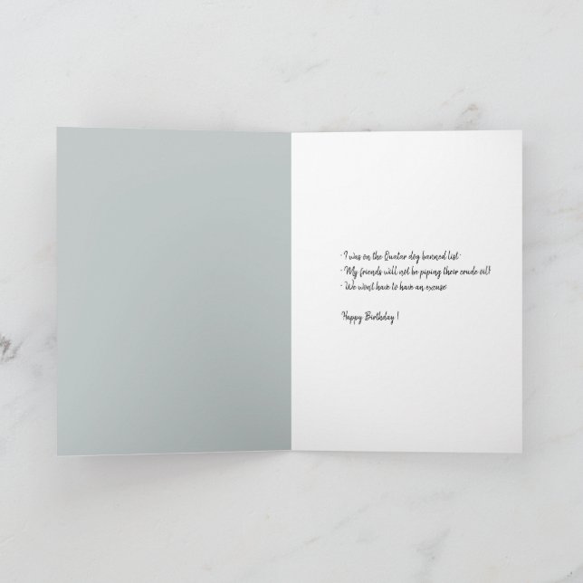 Shar Pei Grattis på födelsedagen! Kort (Inuti)