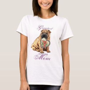 Shar-Pei Heart Mamma T-shirt