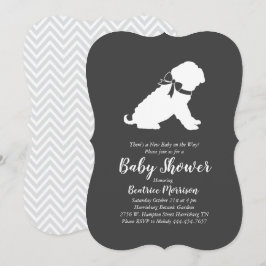 Shar-Pei Hund Baby Shower Gender Neutral Inbjudningar
