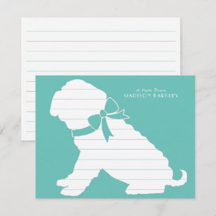 Shar Pei Hund Puppy Tack Kort