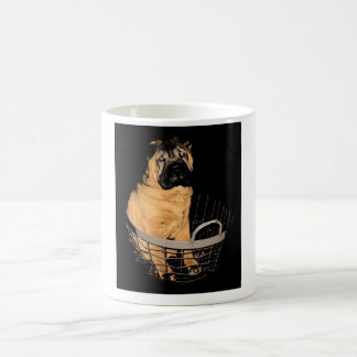 Shar Pei i basketmugg Kaffemugg