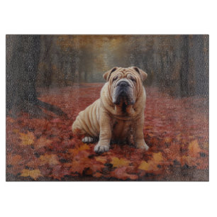 Shar Pei i Höst löv Fall Inspire