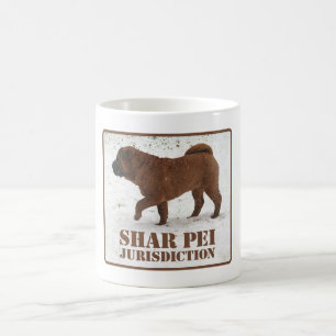 Shar Pei jurisdiktionmugg Kaffemugg