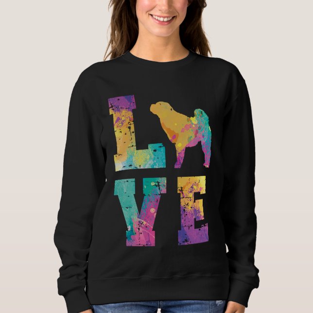 Shar Pei Love T Shirt (Framsida)
