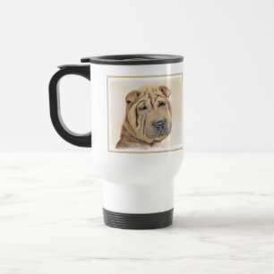 Shar Pei Painting - Cute Original Hund Art Resemugg