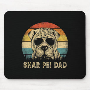 Shar Pei Pappa Hundälskare Fars dag Tee Musmatta