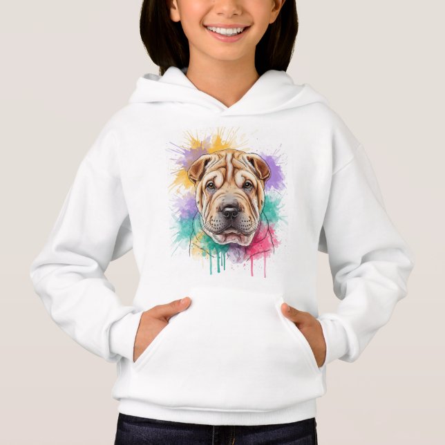 Shar Pei Puppy av Natasha Us T Shirt (Framsida)