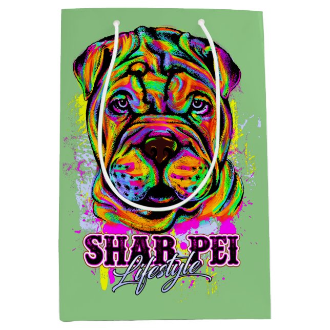 Shar Pei Puppy-Hund livsstil (Framsidan)