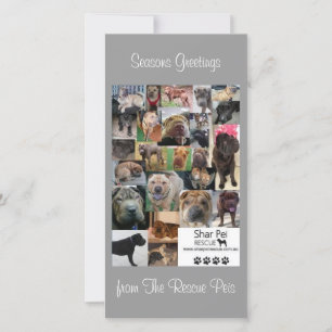 Shar Pei Rädding Julafton Card Julkort