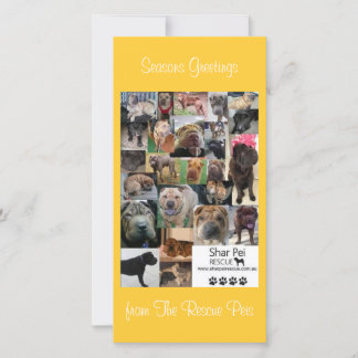 Shar Pei Rädding Julafton Card Julkort
