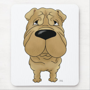Shar-Pei - stor näsa och ända Musmatta