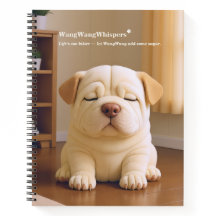 Shar Pei-valp - Mjuk lugn av WangWang
