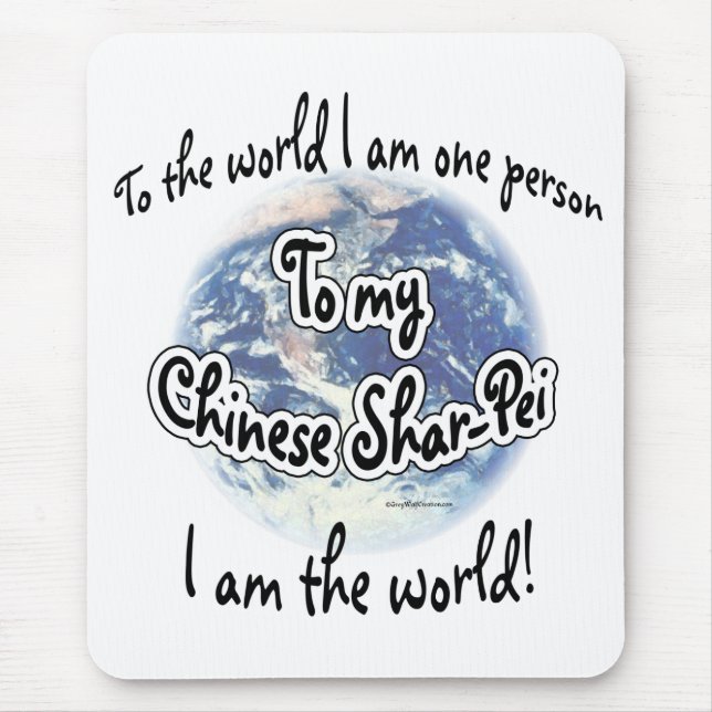 Shar-pei World 2 Mouse Pad Musmatta (Framsidan)