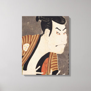 Sharaku 's Otani Oniji II Canvastryck