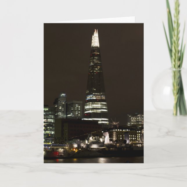 Shard och Southbank London Kort (Framsida)