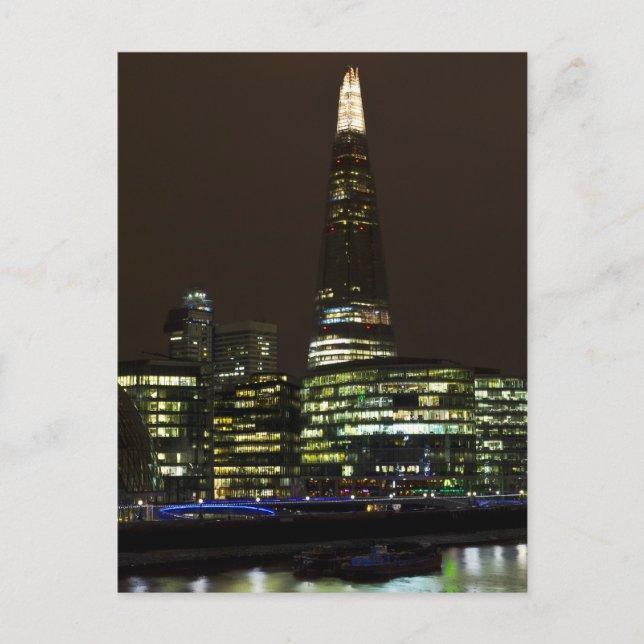 Shard och Southbank London Vykort (Framsida)