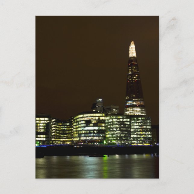 Shard och Southbank London Vykort (Framsida)