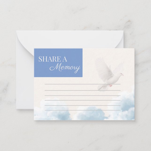 Share A Memory Card Anteckningskort (Framsida)