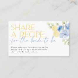 Share a recipe card Main Squeeze Bridal Shower Tilläggskort