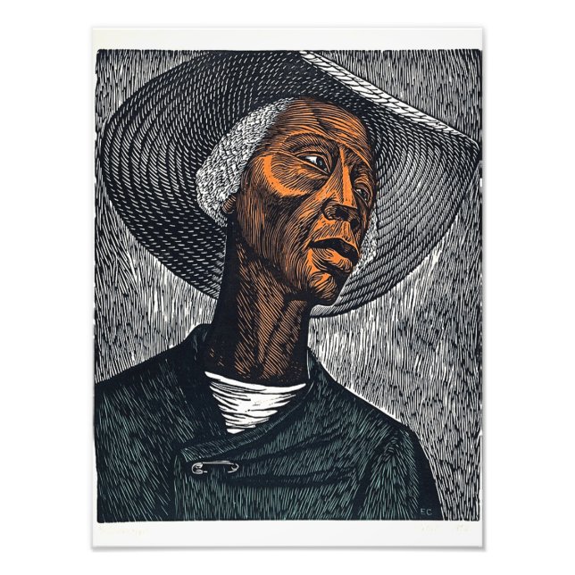 Sharecropper av Elizabeth Catlett Fototryck (Framsidan)
