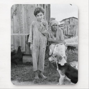 Sharecropper Family with Hound Hund, 1935 Musmatta