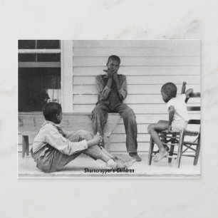 Sharecropper's Children, ca 1935 Vykort